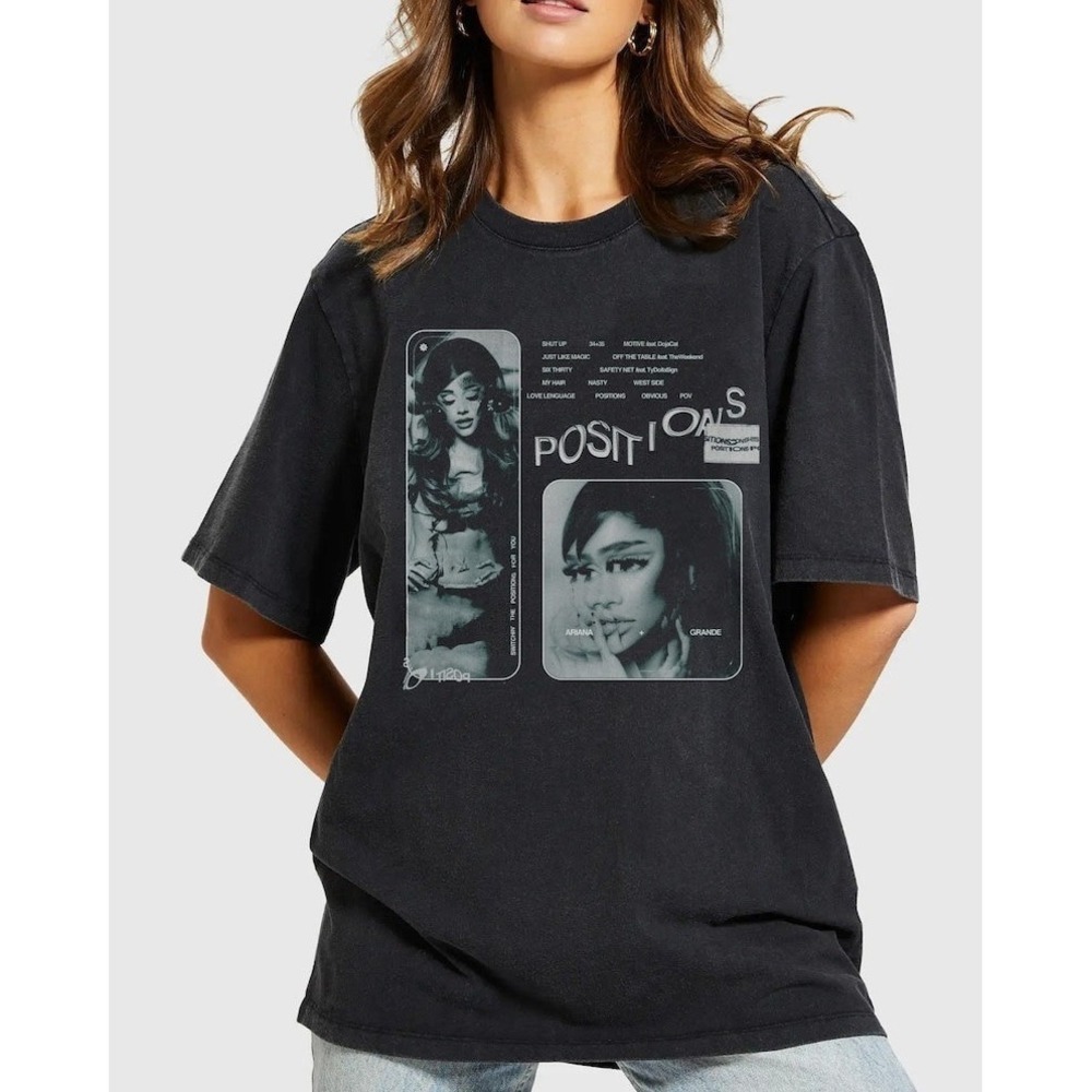 Ariana Grande Positions Unisex Shirt, Ariana Grande Shirt, Gift For Fan